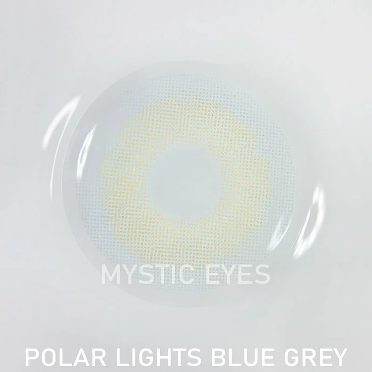 Polar Lights Blue Grey Colored Contact Lenses