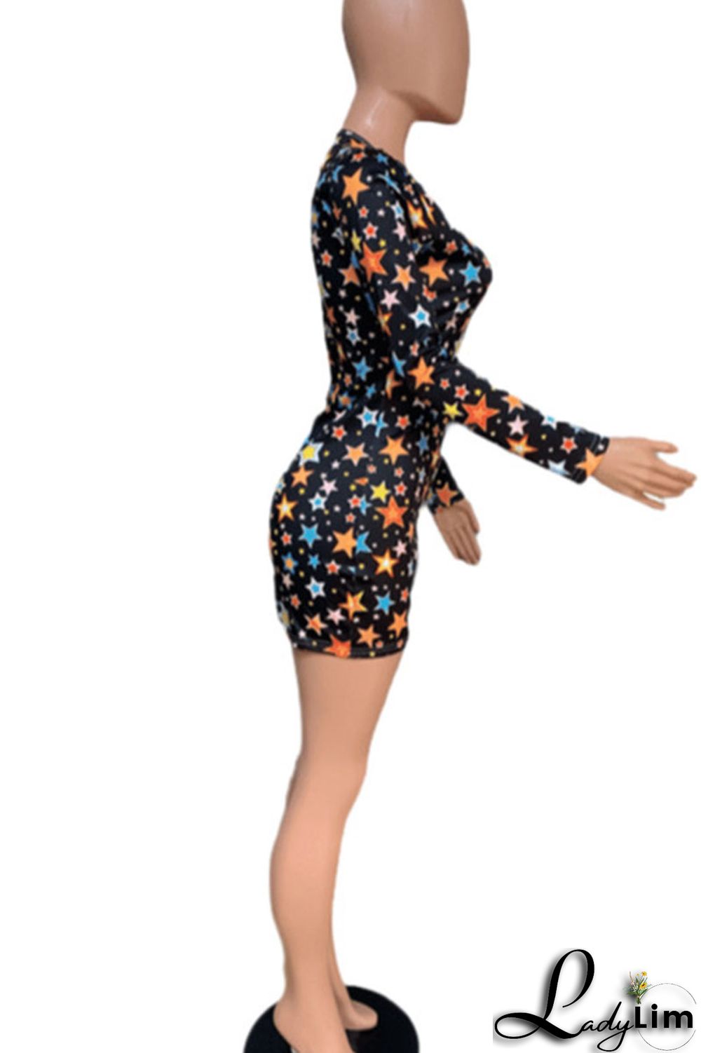 Pink Sexy Print Patchwork V Neck Regular Jumpsuits