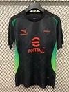 2025/2026 AC Milan Pre-match training uniforms Black Football Jersey 1:1 Thai Quality
