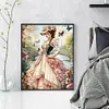 Victorian Girl-11CT Stamped Cross Stitch 40*50cm/15.75*19.69in