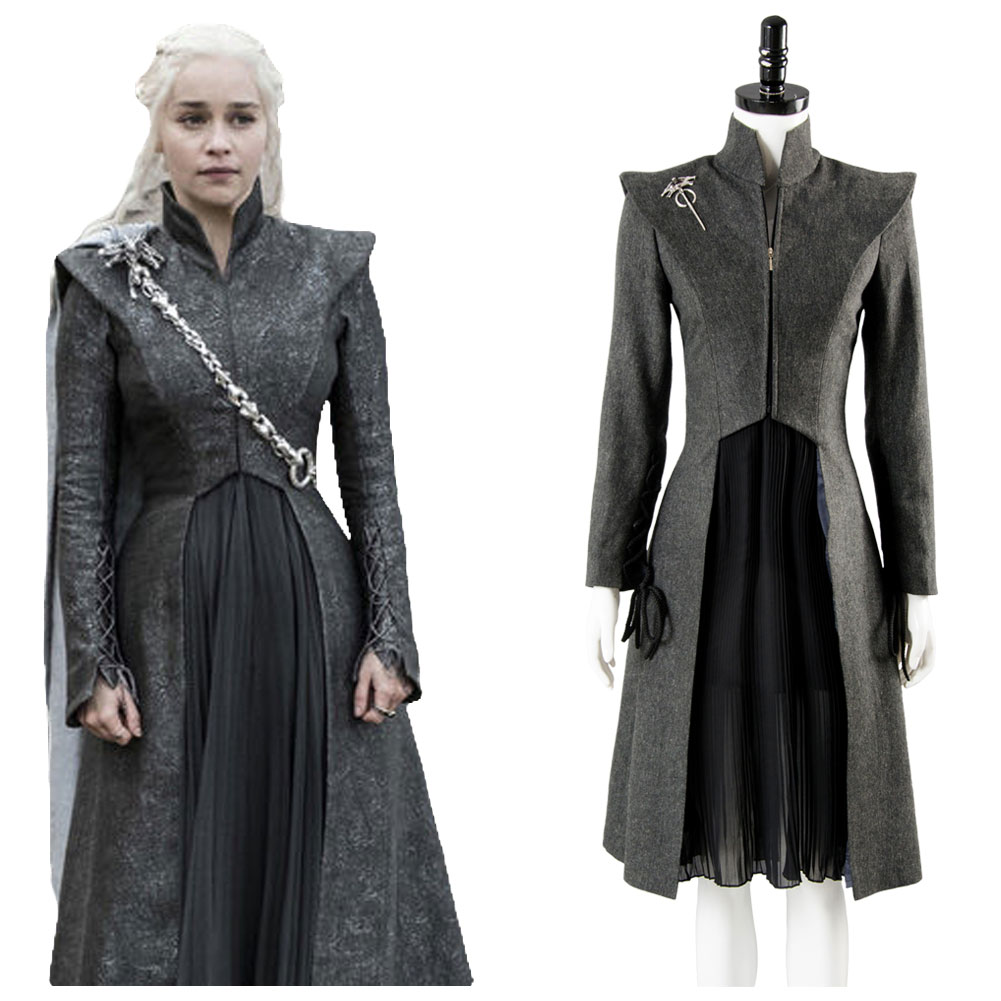 Got Game Of Thrones Game Season 7 Emilia Clarke Daenerys Targaryen Outfit Cosplay Costume