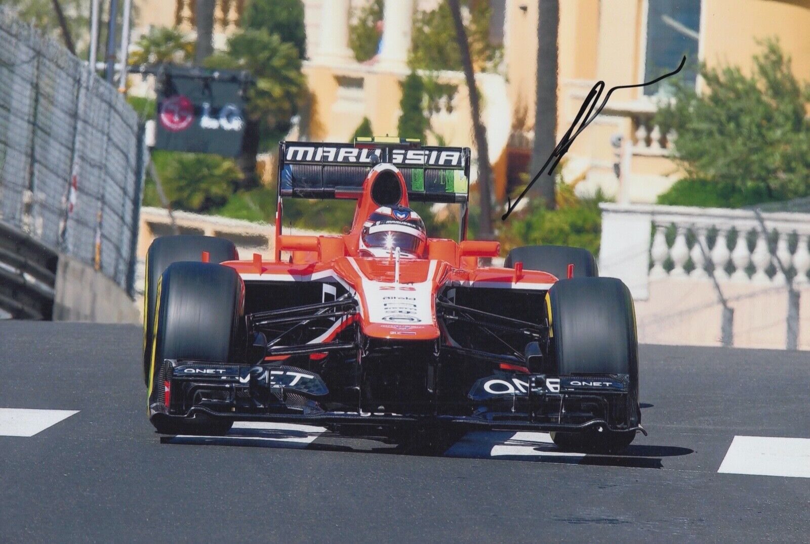 Max Chilton Hand Signed 12x8 Photo Poster painting F1 Autograph Marussia 8