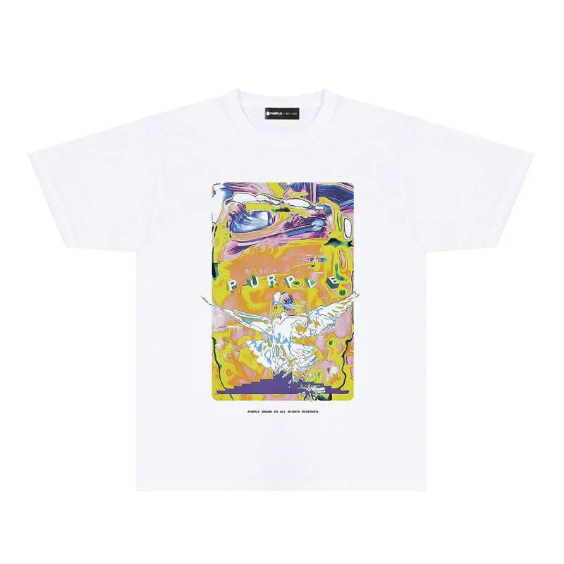 Purple fashion T-shirt