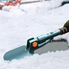 Extendable Snow Brush with Ice Scraper Car Snow Brush for Truck SUV (Green)