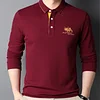 Cotton embroidered polo shirt