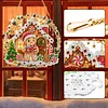 Diamond Painting Ornament Gingerbread House Hanging Decor 9.45x9.45in