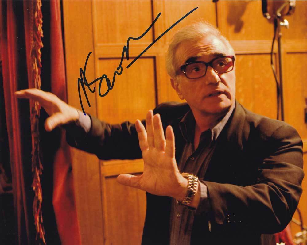 Martin Scorsese In-Person AUTHENTIC Autographed Photo Poster painting SHA #58232