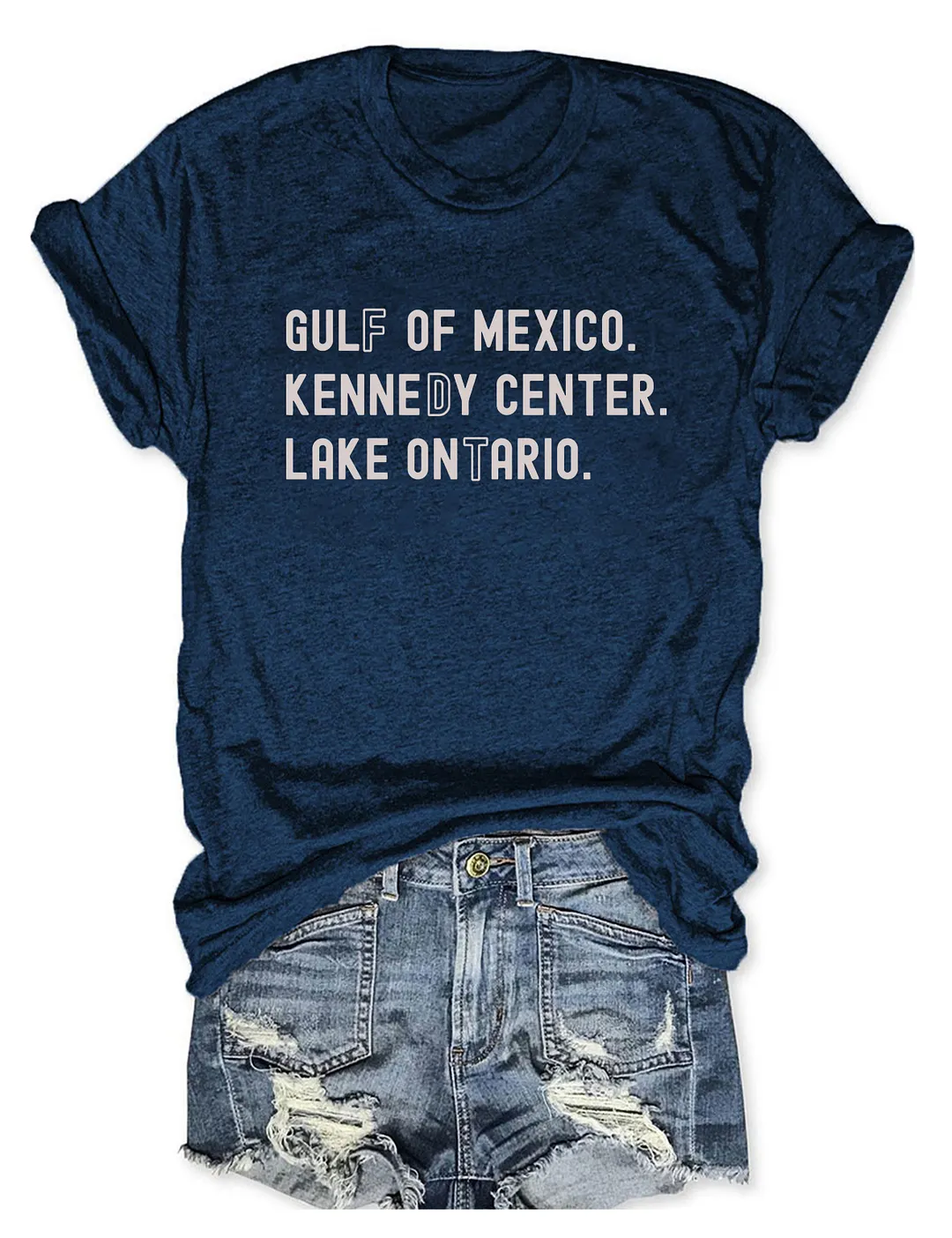 Gulf Of Mexico Kennedy Center Lake Ontario T-shirt