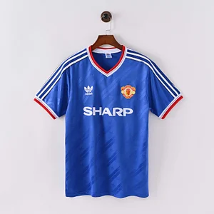 1985/1986 Retro Manchester United Away Football Shirt 1:1 Thai Quality
