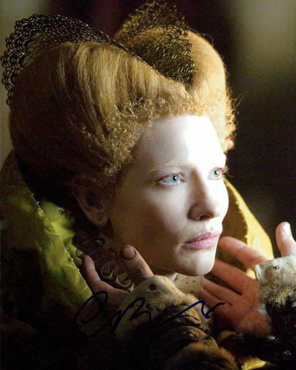 Cate Blanchette (Elizabeth) signed 8x10 Photo Poster painting