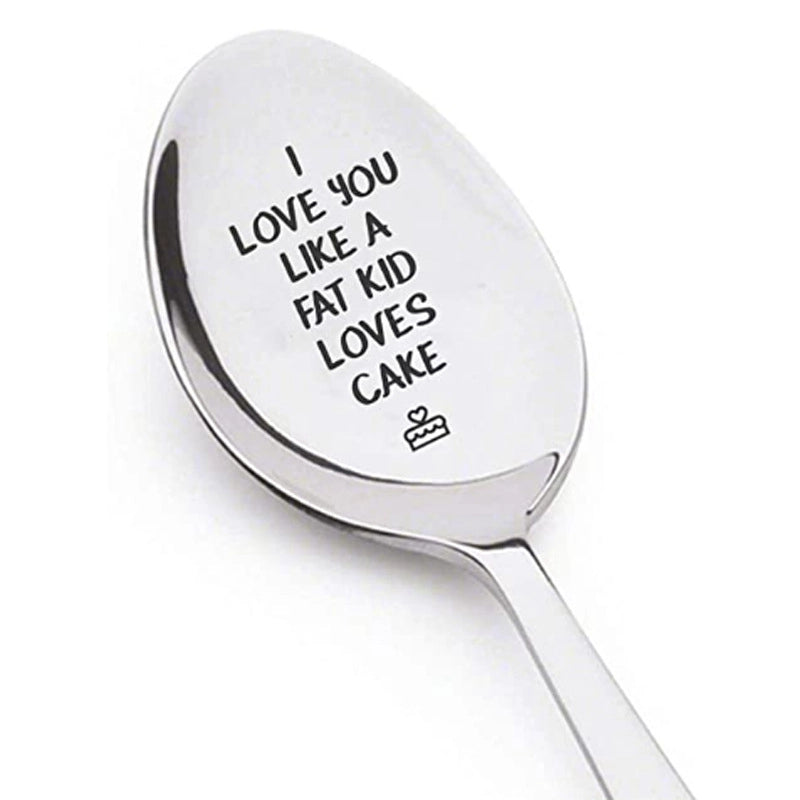 New Valentine’s Day Gift Lettering Stainless Steel Long Handle Spoon