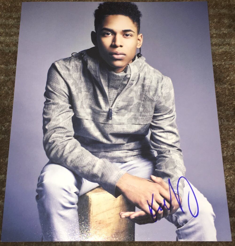 KELVIN HARRISON JR. SIGNED ASSASSINATION NATION 8x10 Photo Poster painting w/EXACT PROOF