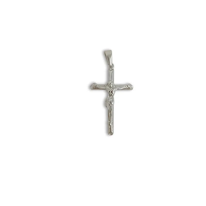 1 Piece 15.5*22.3mm 15*17.5mm 304 Stainless Steel 24K Gold Plated Human Cross Pendant