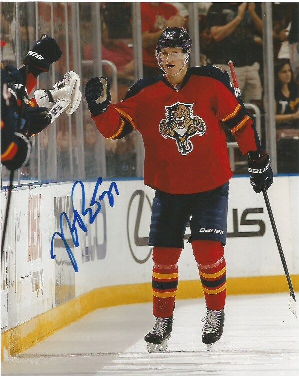 Florida Panthers Nick Bjugstad Signed Autographed 8x10 Photo Poster painting COA D