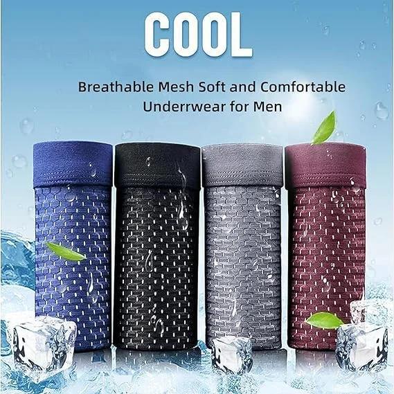 🩲bamboo fiber boxer shorts for men