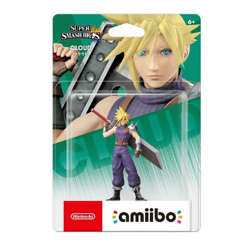 Nintendo Amiibo Figure Super Smash Bros. Series Cloud 1 Player 1P 2P