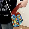 (US Local)DIY Mandala Diamond Art Wooden Coin Pouch with Chain 5D Diamond Painting Purse