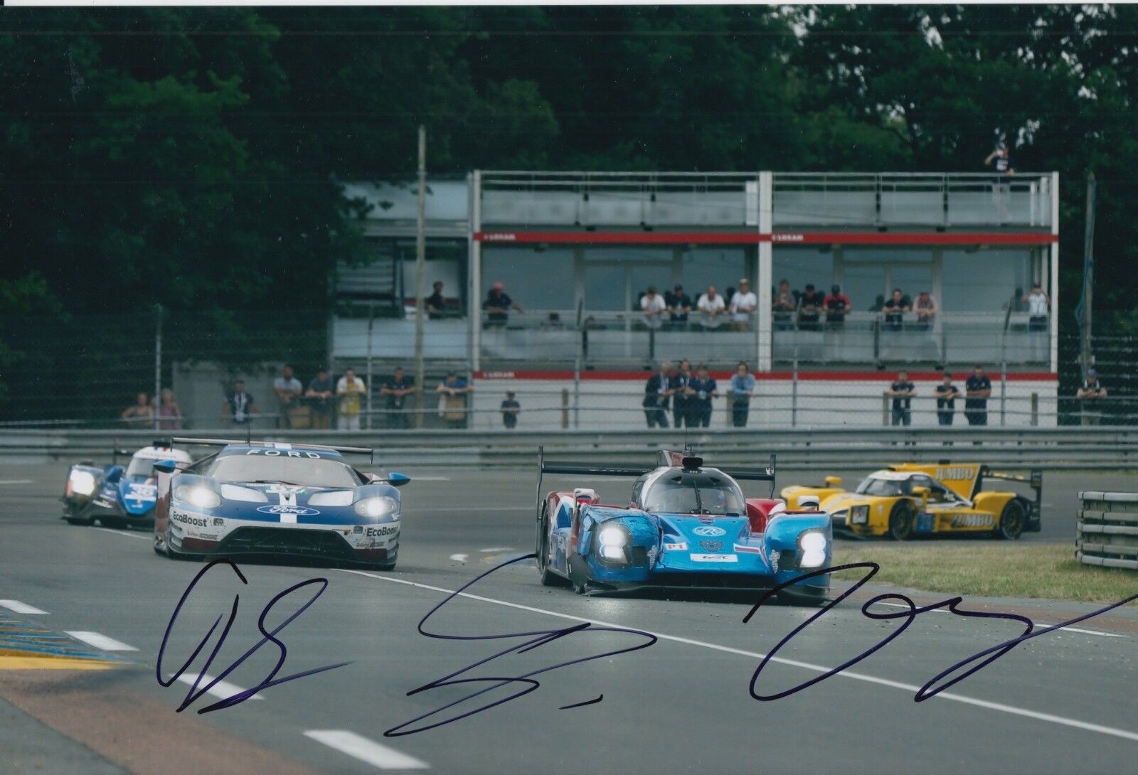 Isaakyan, Orudzhev, Sarrazin Hand Signed SMP Racing 12x8 Photo Poster painting 2018 Le Mans 1.