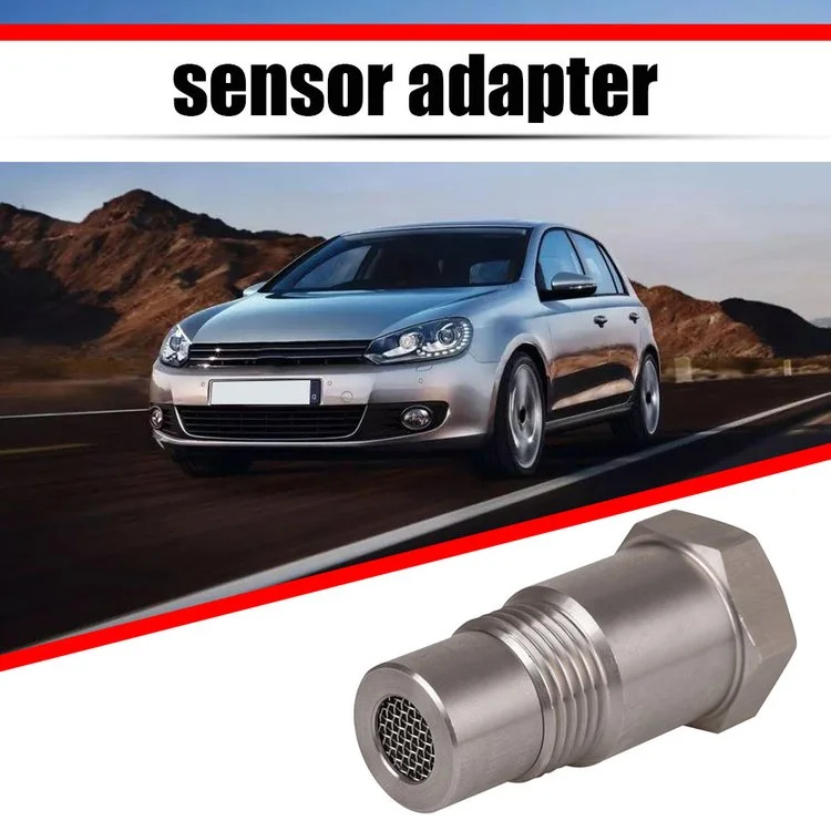 Garlaven M18*1.5 Car CEL Fix O2 Sensor Check Engine Light Eliminator Adapter Oxygen Sensor delete kit Extender