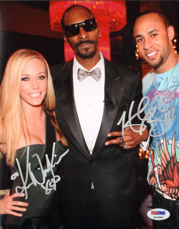 Kendra Wilkinson & Hank Baskett Signed 8x10 Photo Poster painting PSA/DNA COA w/ Snoop Dogg Auto