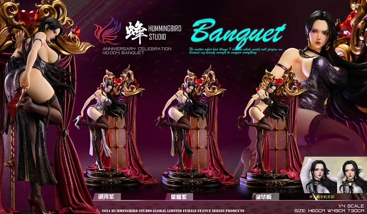 HUMMINGBIRD Studio - One Piece - Boa Hancock 1/4 Statue(GK) (Adult 18+)