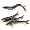 3Pcs Sinking Wobblers Fishing Lures Multi-Section Hard Bait for Pike Bass Trout