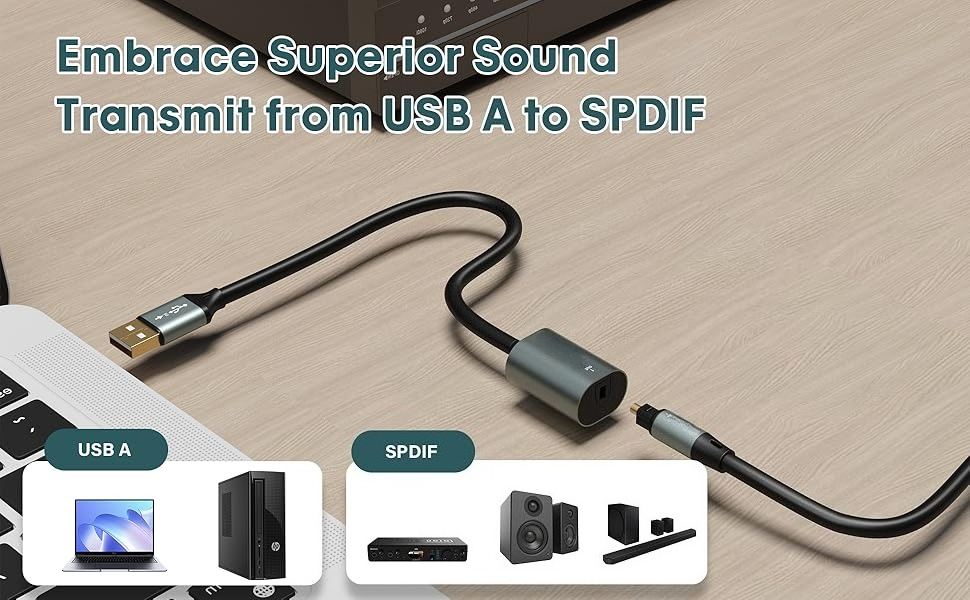 USB-A to SPDIF