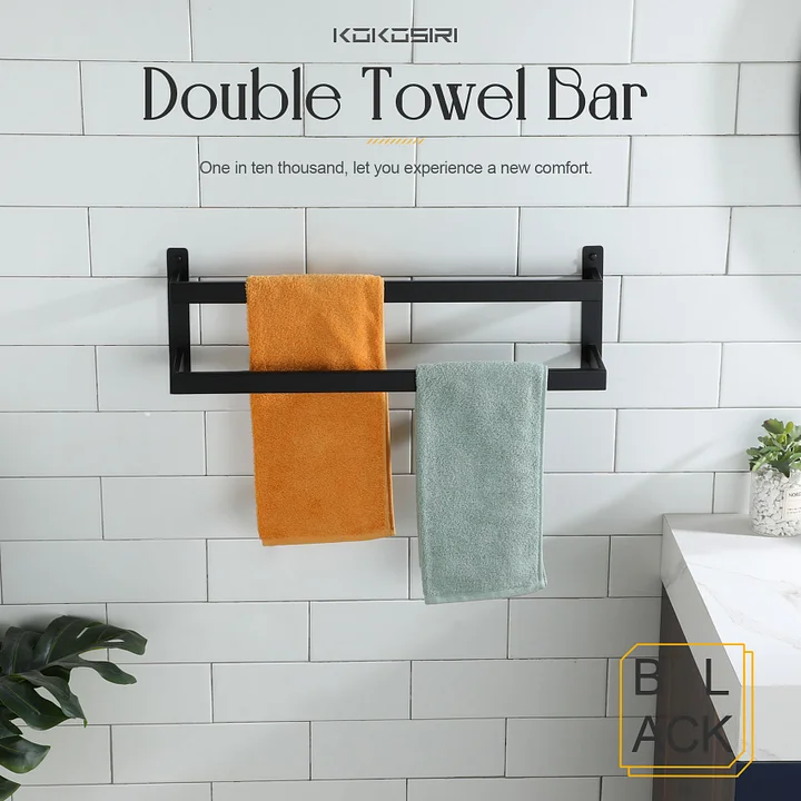 Oil Rubbed Bronze Towel Bar 24 Inch KOKOSIRI 32 Inch Towel Bars