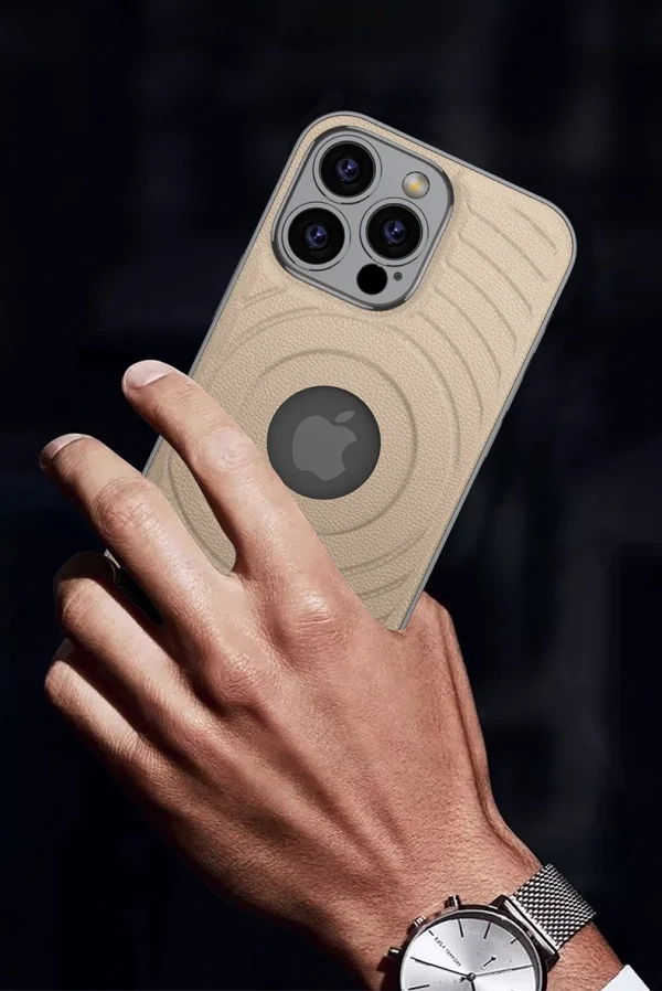 Fashion Electroplated Leather IPhone Case