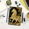 Horse 5D DIY Diamond Art Painting Notebook Kit 50 Pages A5 Rhinestone Art Painting Notebook Kit for Adults Beginners Holiday Birthday Gift