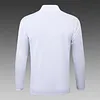 Joyfball 2025/2026 Real Madrid Half-Pull Training Suit White Retro version Football Shirt 1:1 Thai Quality