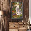 Diamond Painting -DIY Round Drill Gardening Cat(40x60cm)