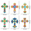 【Clearance Sale】Cross-(Double-Sieded) 6Pcs DIY Specail-Shaped Diamond Painting Keychain