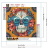 Diamond Painting-DIY Full Round Drill Flower Skull