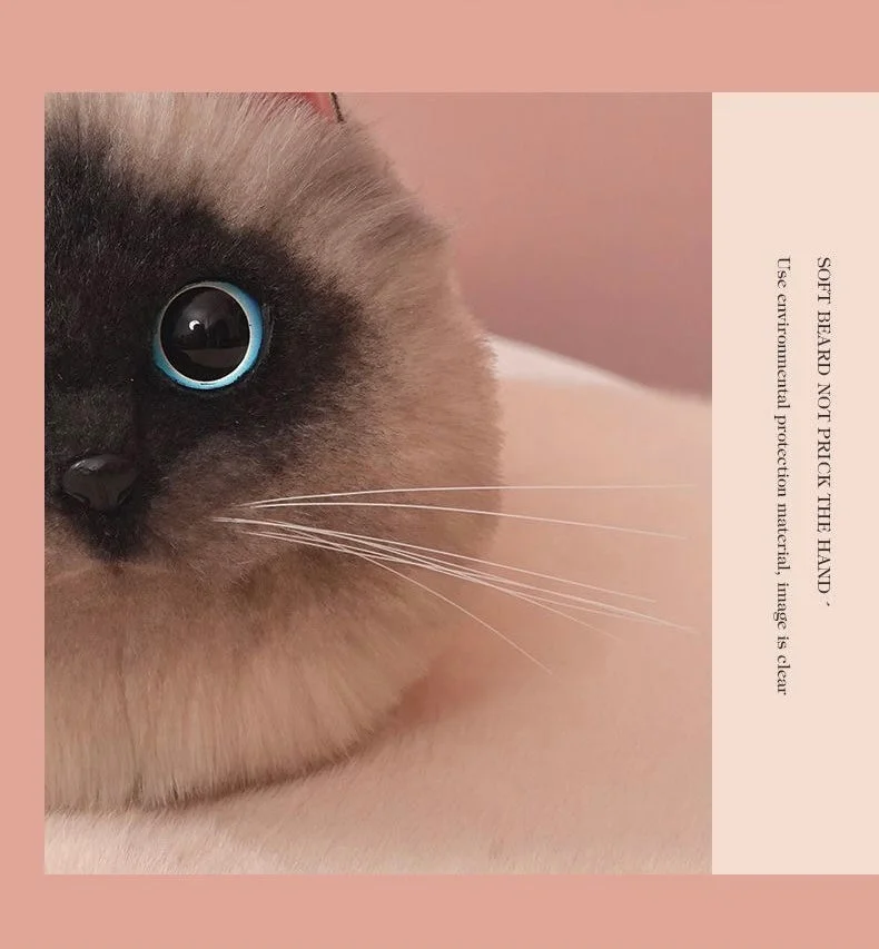 Fluffy Siamese Cat Bag Cat Purse