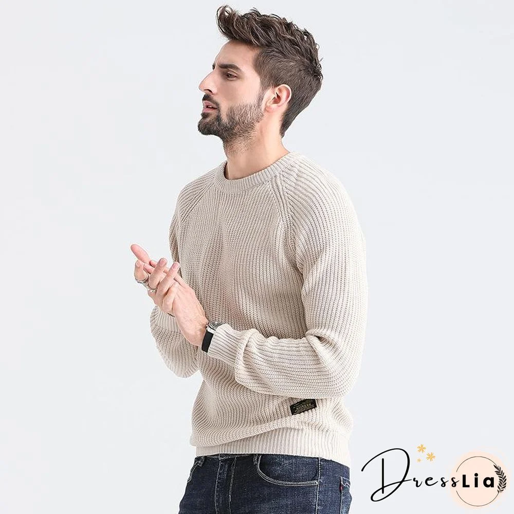 Round Neck Bottomed Sweater Male