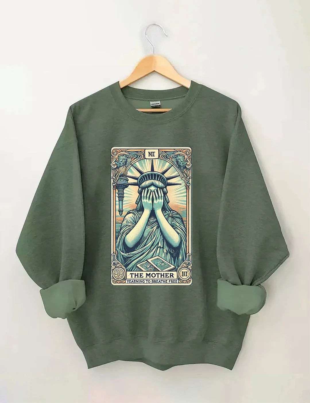 The Mother Crying Sculpture Sweatshirt