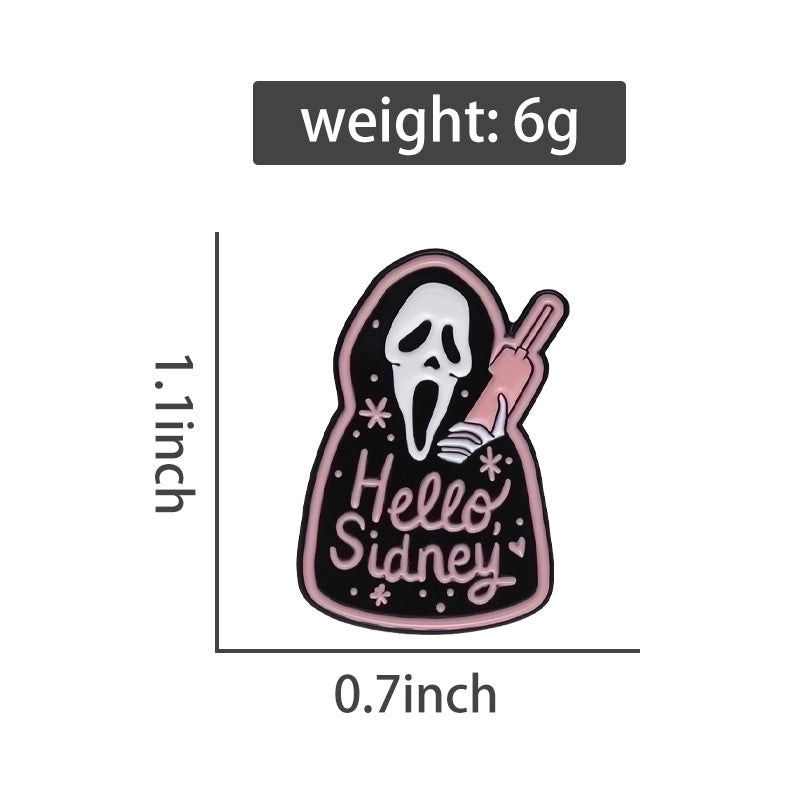 Cartoon Style Minimalist Cartoon Character Letter Alloy Stamping Stoving Varnish Plating Unisex Brooches