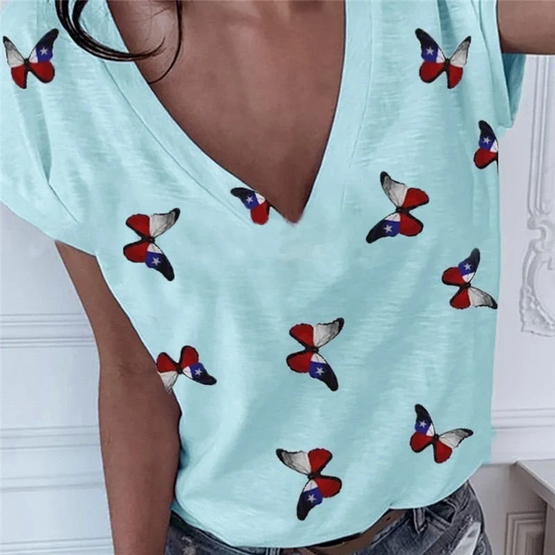 Heart Print Women Shirt Blouse Plus Size 2020 Casual Summer Short Sleeve Loose Shirt Ladies Streetwear Tops Blusa Clothing