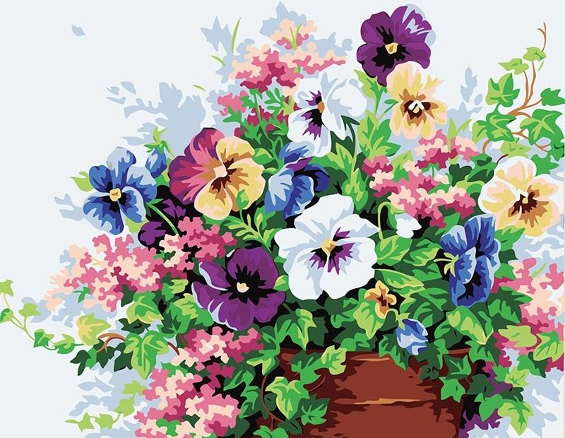 

Butterfly Flower Artwork – Paint By Numbers - 40*50CM, 501 Original