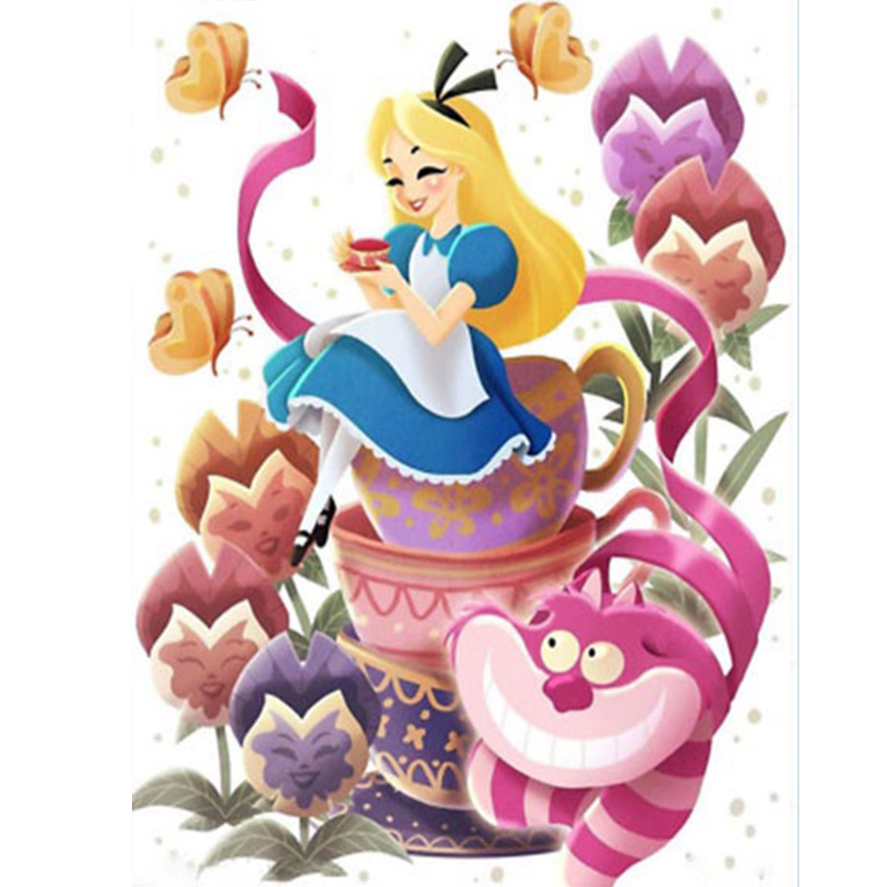 

Cat Princess - Round Drill Diamond Painting - 30*40CM, 501 Original