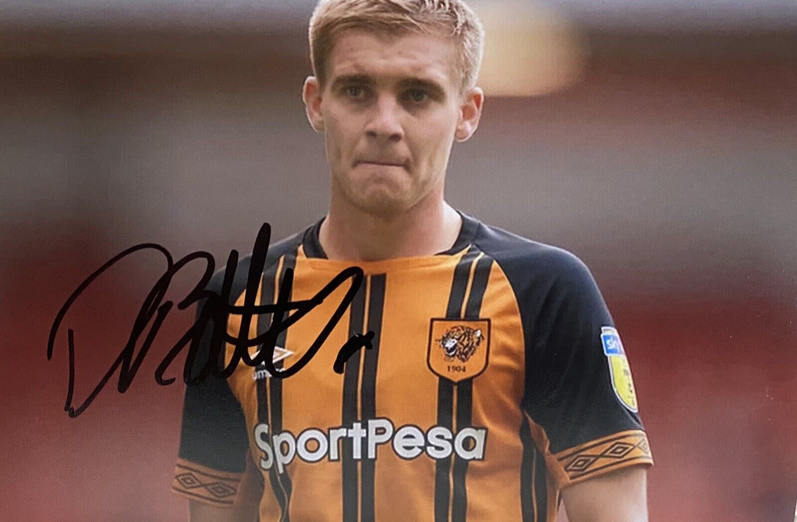 Daniel Batty Genuine Hand Signed Hull City 6X4 Photo Poster painting 3