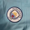 2023/2024 Manchester City Windbreaker Blue And White Jersey 