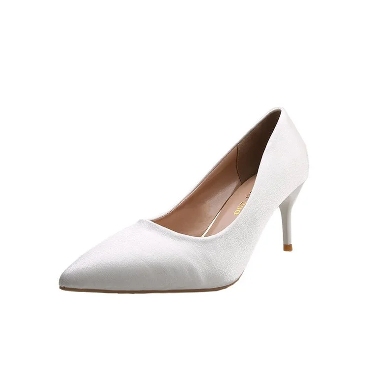 Wongn Wongn 2023 New Fashion Pointed High Heels Professional Work Shoes Korean Version OL Fine Heel Single Shoes Women