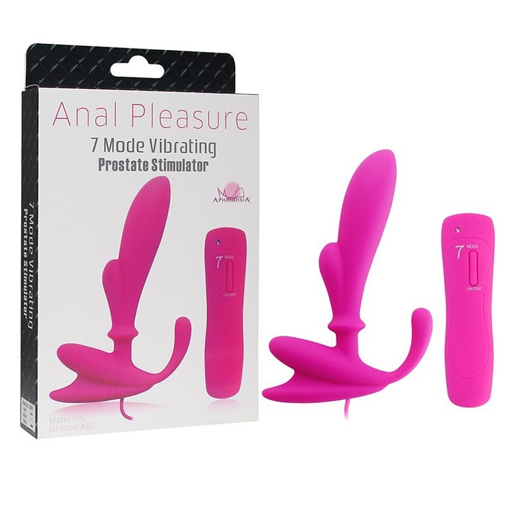 Silicone 7 Frequency Vibrating Anal Plug Sex Toy For Adults 