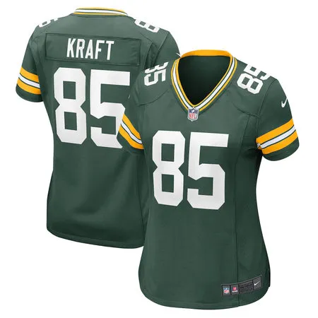 Women's Green Bay Packers #85 Tucker Kraft Nike Green Game Jersey