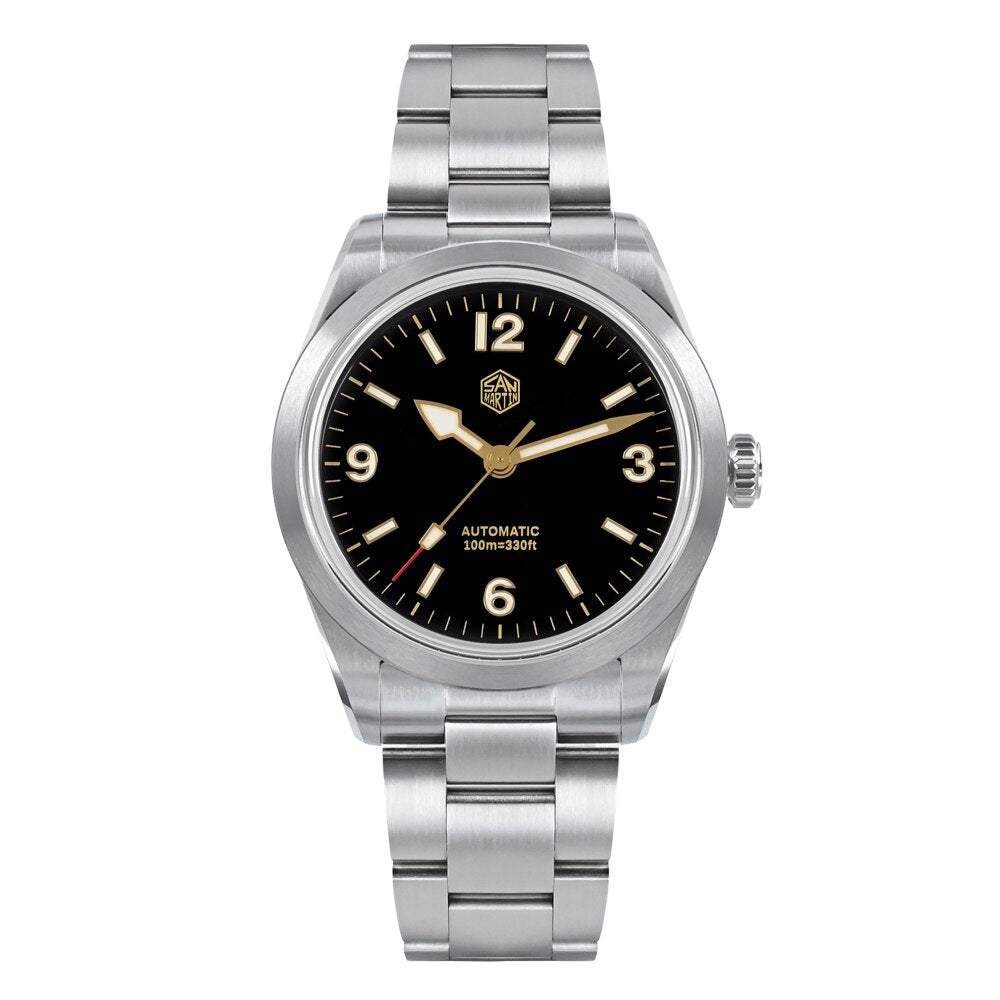 San Martin 38mm Enamel Dial Explore Watch SN0107-G4 from the official product page