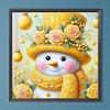 Diamond Painting-DIY Full Round Drill Cute Snowman