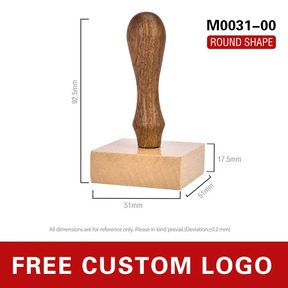 Custom Wooden Seal Stamp Large Handmade Wood Letter Stamp Logo For Invite Stationery Craft Wedding Stamps Party Decoration