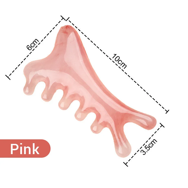 Multifunksjonell hodebunnsmassasjekam Gua Sha-verkt&oslash;y